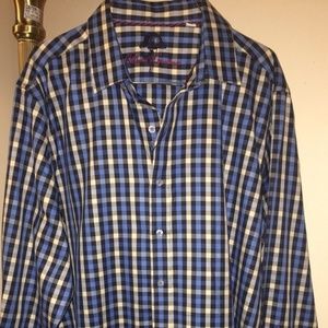 NWT Robert Graham Norton Folgate Button Down Sz L